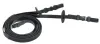16mm Rein Buckle End - Black/Black Grip